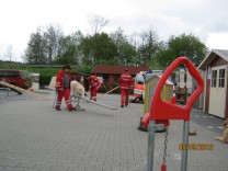 Rettungshundeübung beim Westerwälder Katastrophenschutztag